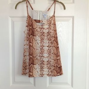 New Bar lll Snake Python Print Elegant Top